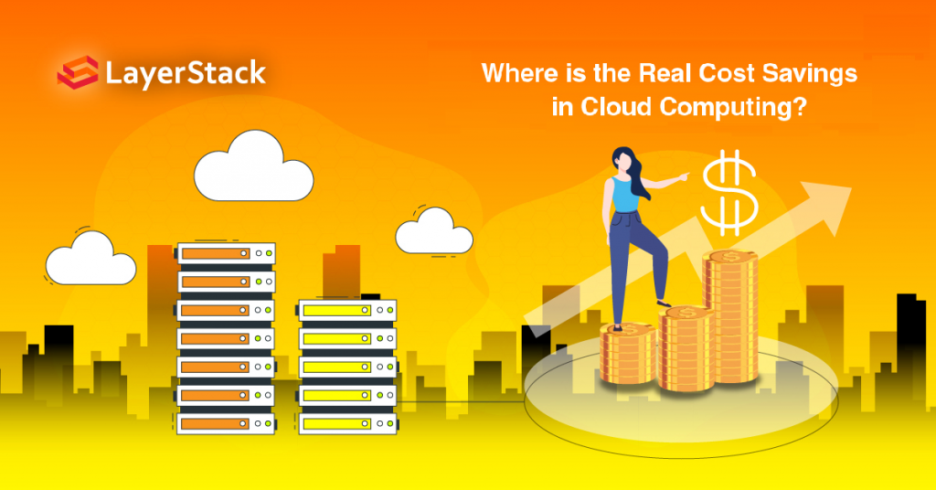 Where is the real cost saving in cloud computing