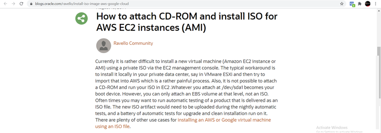 AWS Custom / Private Operation System (ISO) Solution