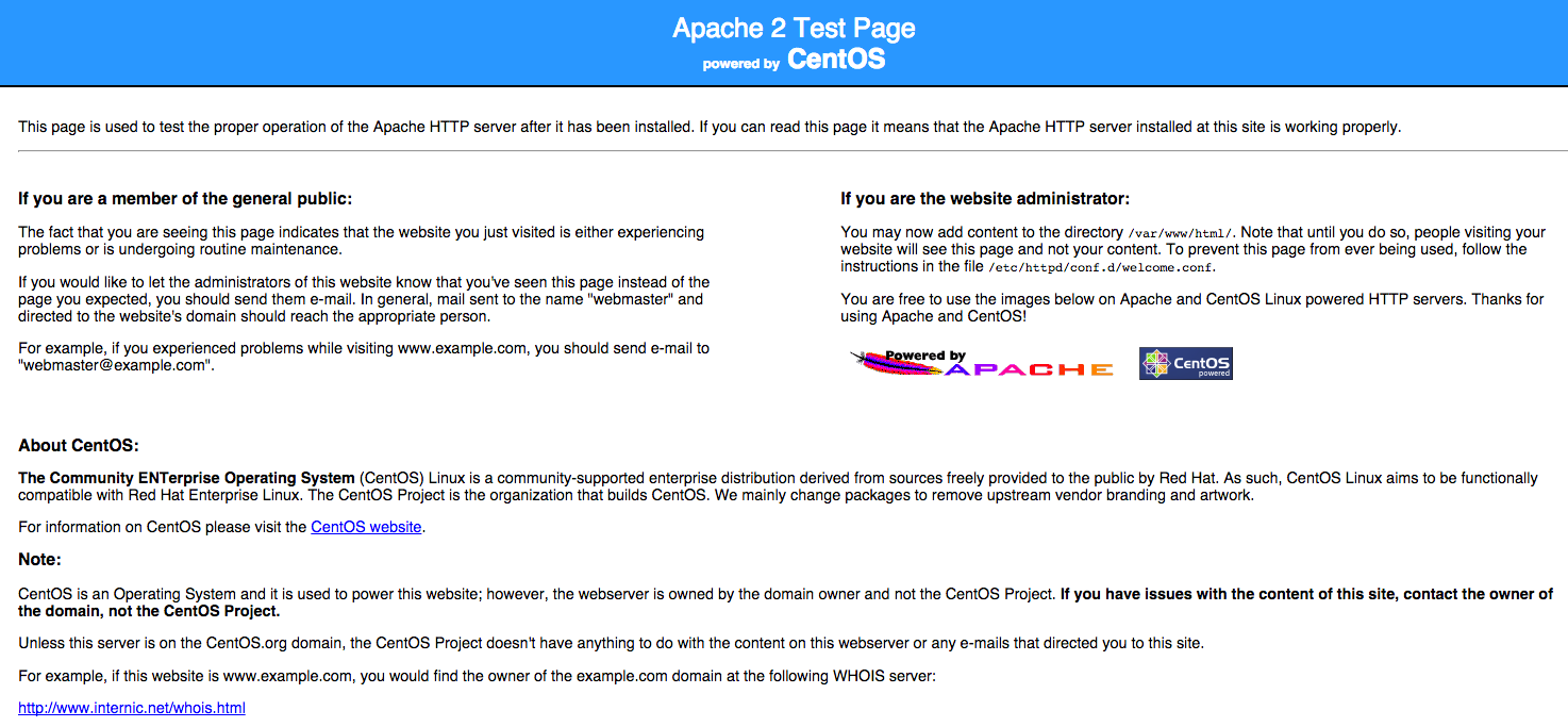 apache web server configuration in rhel5