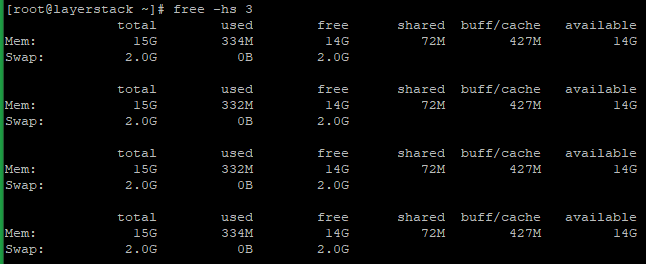 FALSK råd lammelse LayerStack Tutorials - LayerStack - How to check the amount of free RAM  memory on Linux Cloud Servers