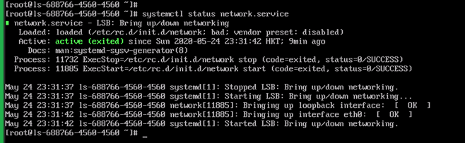 LayerStack Tutorials - LayerStack - How to restart Network Interface